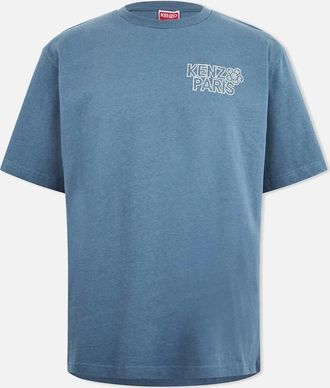 Kenzo Mens Mens Light Blue Kenzo Constellation Embellished T-Shirt - Size: 38