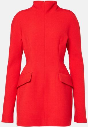 Sportmax Terfrite wool-blend gabardine minidress