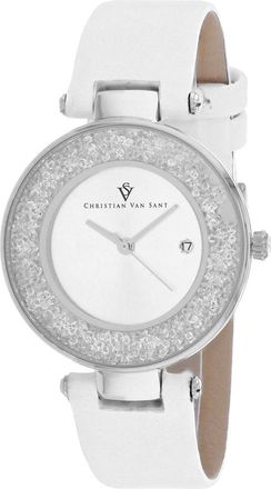 Christian Van Sant Womens Silver dial Watch