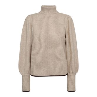 Co'Couture Dames, Truien, Beige, Maat: XS