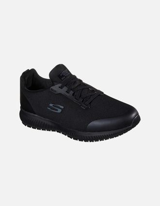 Skechers Mens Skechers Mens Squad SR Myton Occupational Shoes - Black - Size: 10
