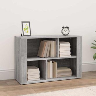 vidaXL Sideboard Grey Sonoma 80x30x54 cm Engineered Wood Vidaxl