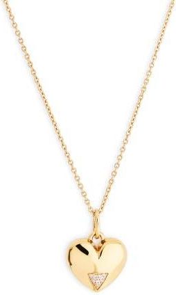 Toolally Art Deco Hearts Pendant in Gold Vermeil at Nordstrom