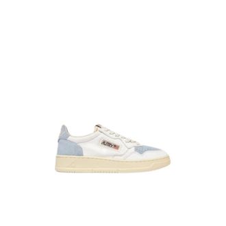 Autry Medalist Low - unisex - Sneakers - Wit - 36 EU - Katoen - Schoenen