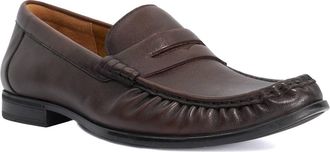 Dune London Mens Sammi Wf - Leather Loafers - Brown - Size UK 11