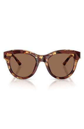Dolce & Gabbana 52mm Phantos Sunglasses in Pearl Havana Brown at Nordstrom