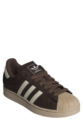 adidas Gender Inclusive Superstar II Sneaker in Coffee/Off White/Stone Khaki at Nordstrom, Size 10.5 Womens