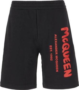 Alexander McQueen Bermuda - Heren - Korte Broeken - Zwart - S - Korte Broeken