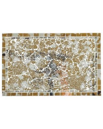 Tiramisu Decorative Ivory/Gold Accent Tray