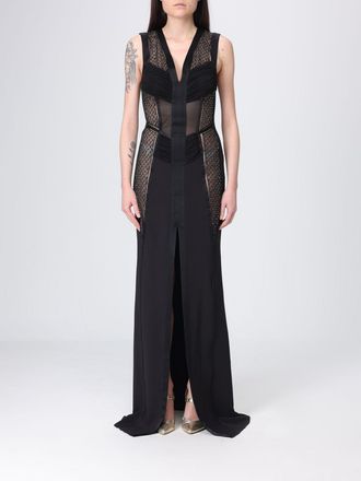 Elisabetta Franchi Abito lungo in jersey con inserti