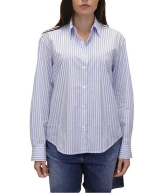 MC2 Saint Barth Classic Striped Button-Up Shirt with Embroidered Detail