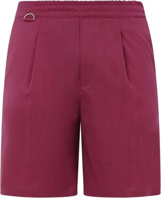 low brand Shorts Tokyo Tropical con pieghe - Rosa