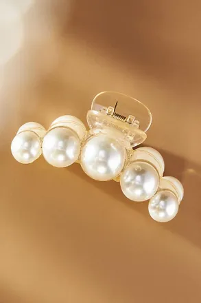 Ettika Pearl Claw Clips, Set of 2