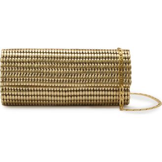 Reiss Rosa Clutch in Gold at Nordstrom