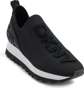 DKNY Abbi Knit Sneaker in Black at Nordstrom, Size 9.5