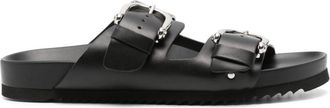 P.A.R.O.S.H. buckled leather sandals - women - Leather - 36 - Black