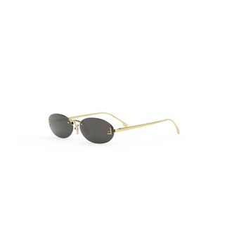 Fendi First Crystal Fe4075Us 30A - Dames - Accessoires - Geel - Maat: 54 MM