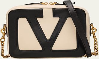 Valentino Garavani Viva Superstar VLOGO Leather Crossbody Bag