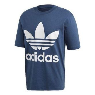 adidas originals Sports Round Neck Short Sleeve Blue FM3795