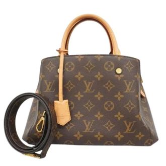 Louis Vuitton Pre-owned Handbags, female, Brown, Size: ONE SIZE Pre-owned Montaigne BB Handbag