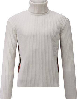 Gucci Turtleneck Sweather With Web Details