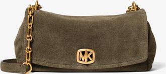 Michael Kors Bryant Small Suede Convertible Shoulder Bag