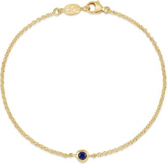 Dower & Hall Bracciale Dewdrop con zaffiro - Oro
