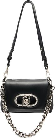 Liu Jo Borsa a tracolla LaPuffy con monogramma - Nero