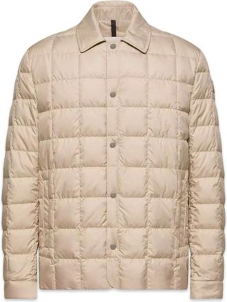 Moncler Castellana Down Shirt Jacket - male - Moncler - Winter Jackets - Beige - 2XL - Jackets