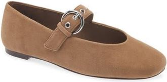Reformation Bethany Ballet Flat in Farro Suede at Nordstrom, Size 10.5