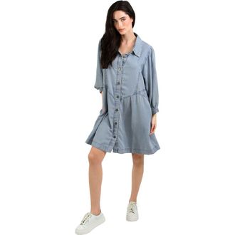 Belle & Bloom Supercut Denim Dress in Mid Denim at Nordstrom, Size Medium Au