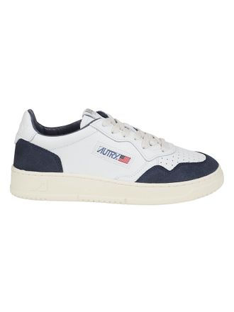 Autry Medalist Low Leather-Suede Low-Top Sneakers