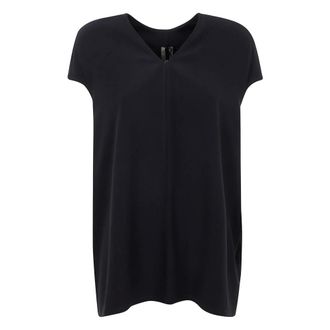 Rick Owens Tops, Dames, Zwart, S, Zwarte Zwevende Top