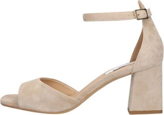 Notre-V 19054 High Heel Sandalen - Dames - Sandalen met hakken - Beige - 38 EU - Leer - Schoenen