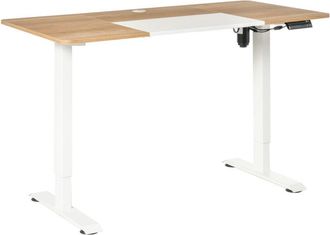 Vinsetto Vinsetto - Escritorio El&eacute;ctrico De Pie Soporte De Escritorio Con Altura Ajustable Y 4 Teclas De Memoria Para Oficina Hogar 140x70x72-116 Cm