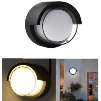 Trade Shop Trade Shop - Applique Da Esterno E Interno Lampada Moderna Per Parete Muro Ip65 Faretto 12w