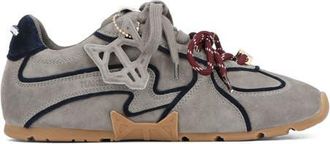 Naked Wolfe Adored Mesh Sneaker in Grey Suede at Nordstrom, Size 10.5