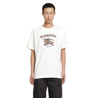 Burberry Knight Check Cotton T-Shirt