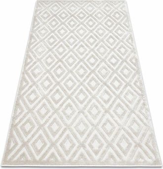 RugsX Alfombra Santo Sisal 58365a Zigzag Beige Beige 140x190 Cm