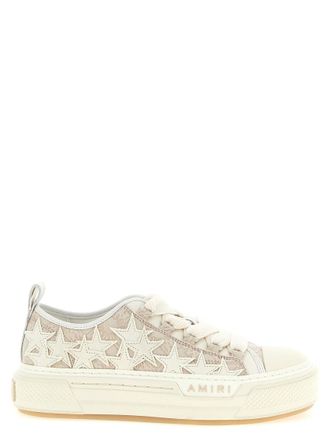 Amiri Beige Lace Up Sneakers