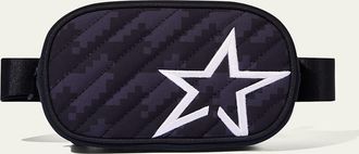 Perfect Moment Quilted Star Belt Bag