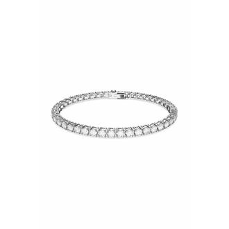 Swarovski Accessoires, Dames, Grijs, M, Matrix Tennis Armband