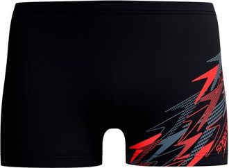 Speedo Medley Logo Aquashort Badehose f&uuml;r Herren | schwarz