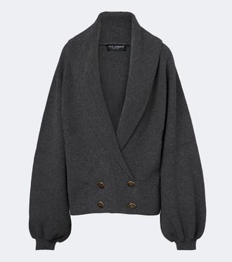 Dolce & Gabbana Embellished virgin wool cardigan