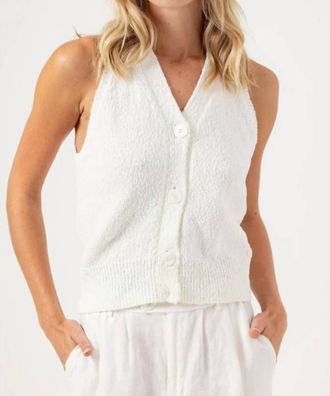 Sundays Zya Vest In White