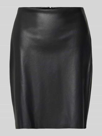 Vila Minirock in Leder-Optik Modell DAGMAR in Black, Größe 34