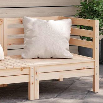 vidaXL Divano Angolare da Giardino in Legno Massello di Pino - Vidaxl