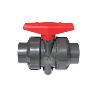OEM V&aacute;lvula De Doble Rosca Para Encolado, 40 Mm De Di&aacute;metro, V&aacute;lvula De Bola De Pvc, V&aacute;lvula De Bola, V&aacute;lvula De Bola Para Piscina, Dn32 (40 Mm De Di&aacute;metr