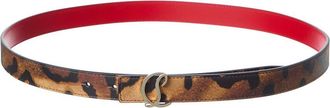Christian Louboutin Loubi54 Reversible Leather Belt