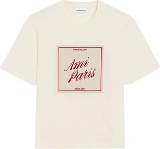 Ami Tops, Heren, Beige, S, T-shirts